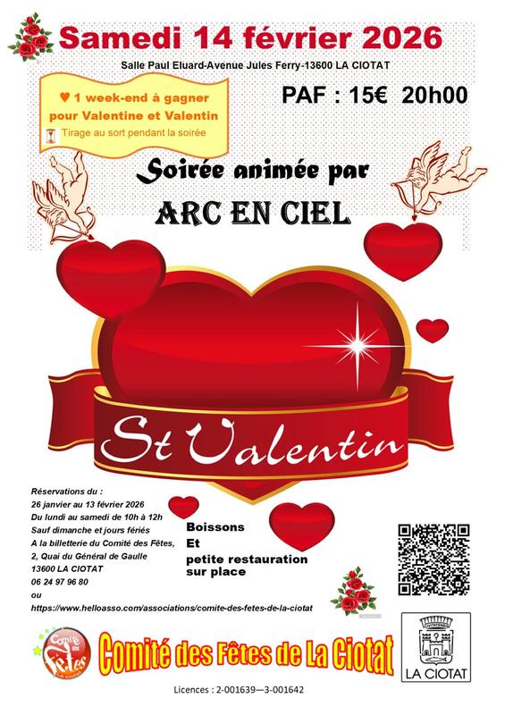 Soirée Saint Valentin