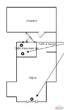 Appartement - 32 m² - 2 pièces