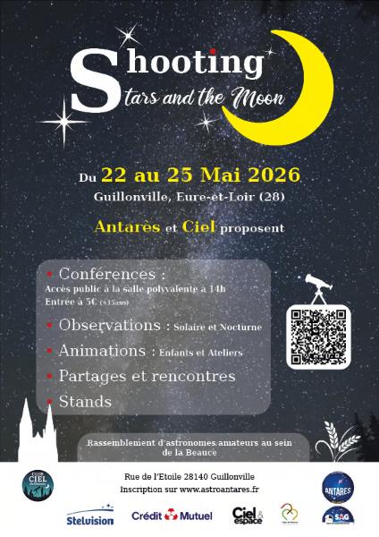 Rencontre astronomique « Shooting Stars and the Moon »