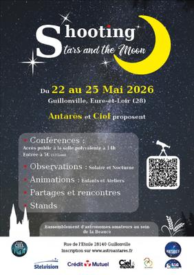 Rencontre astronomique « Shooting Stars and the Moon »