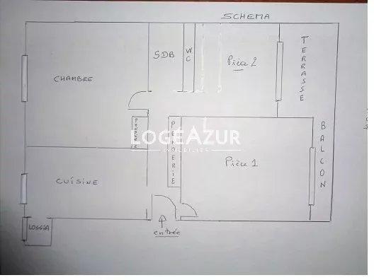 Appartement - 62 m² - 3 pièces