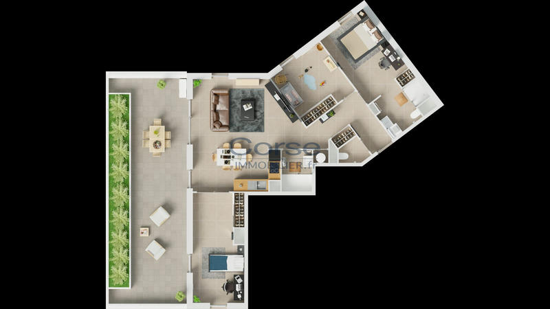 Appartement - 87 m² - 4 pièces