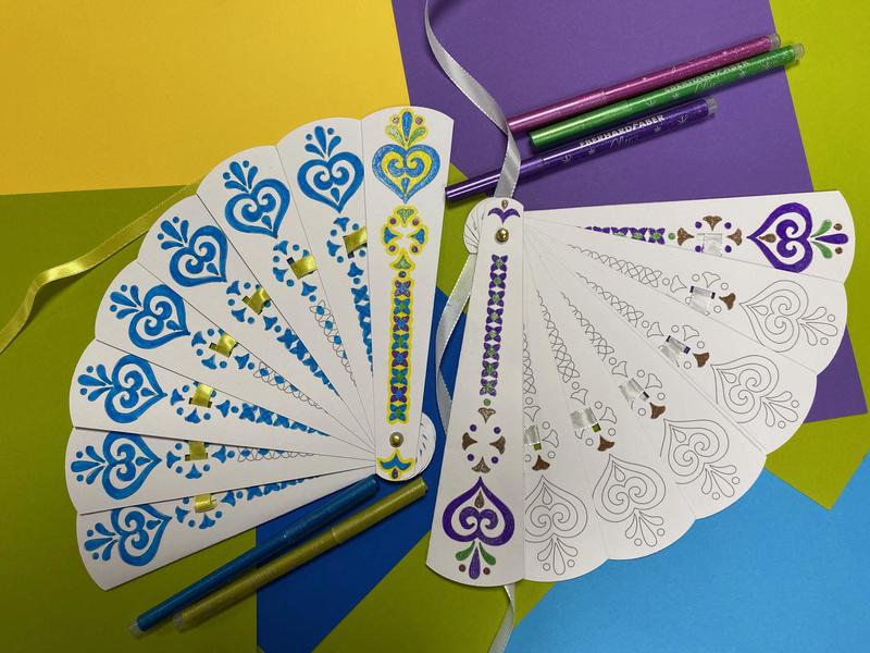 Atelier créatif “Éventail carnaval”