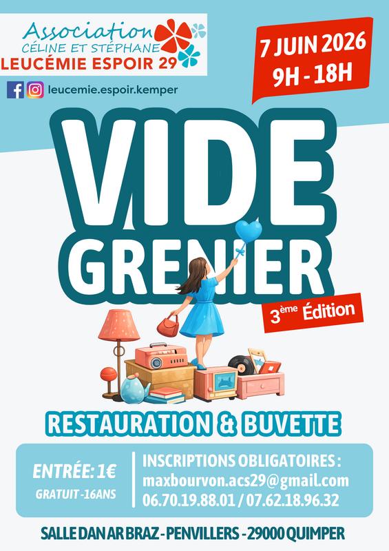 Vide grenier au profit de l'association céline et stéphane