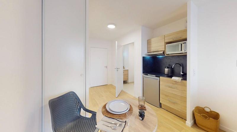 Studio - 21 m² - 1 pièce