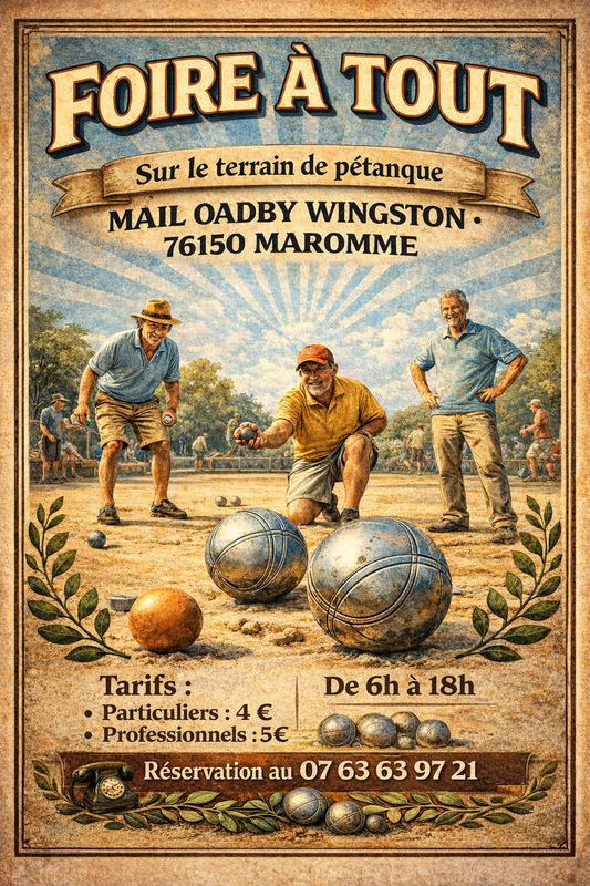 Grande foire à tout