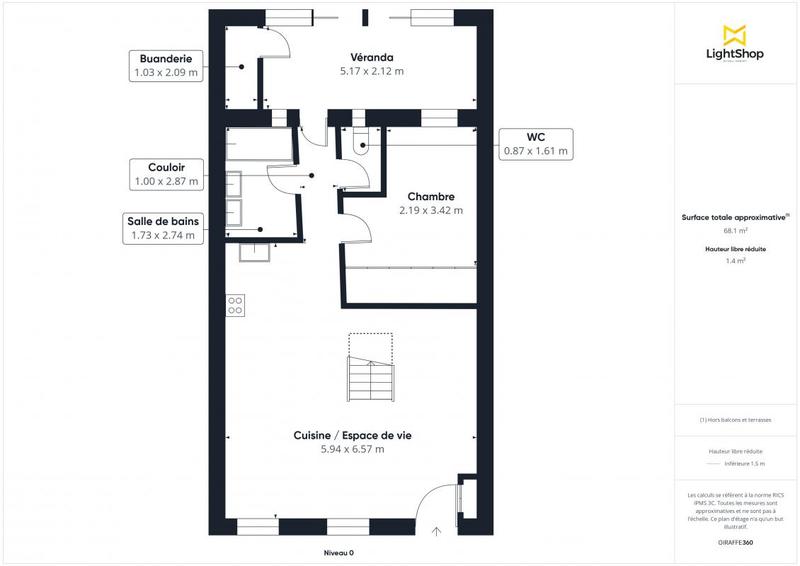 Maison - 98 m² - 4 pièces