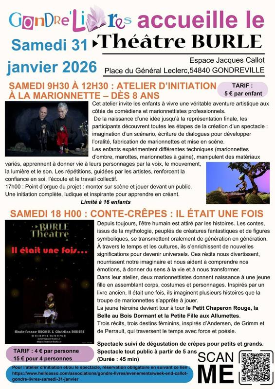 Atelier d'initiation à la marionnette - Gondreville