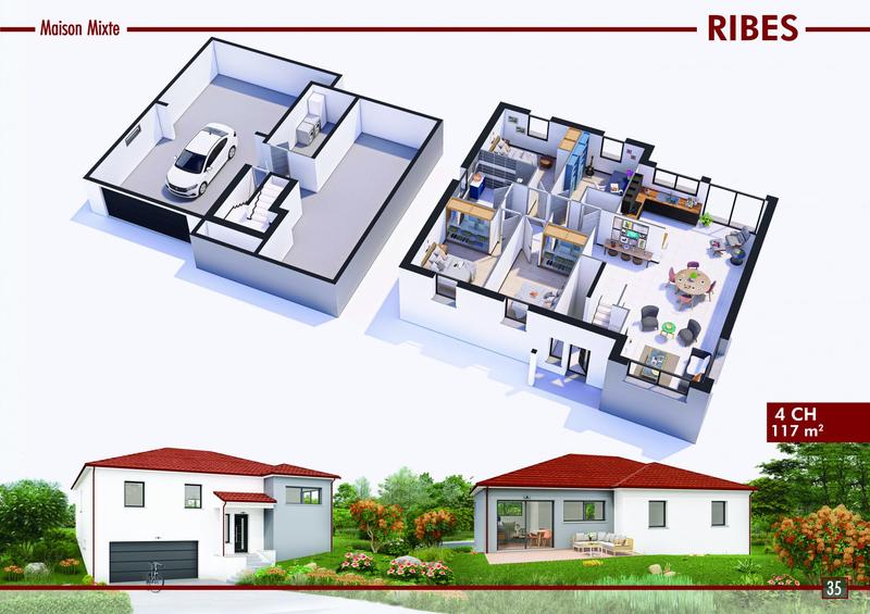 Maison - 117 m² - 6 pièces