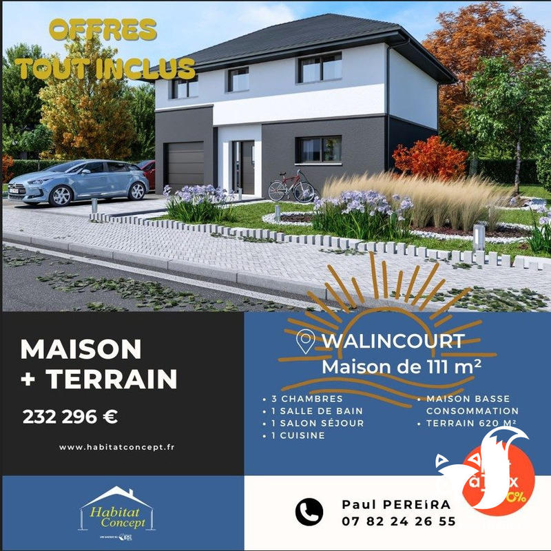 Terrain - 850 m²