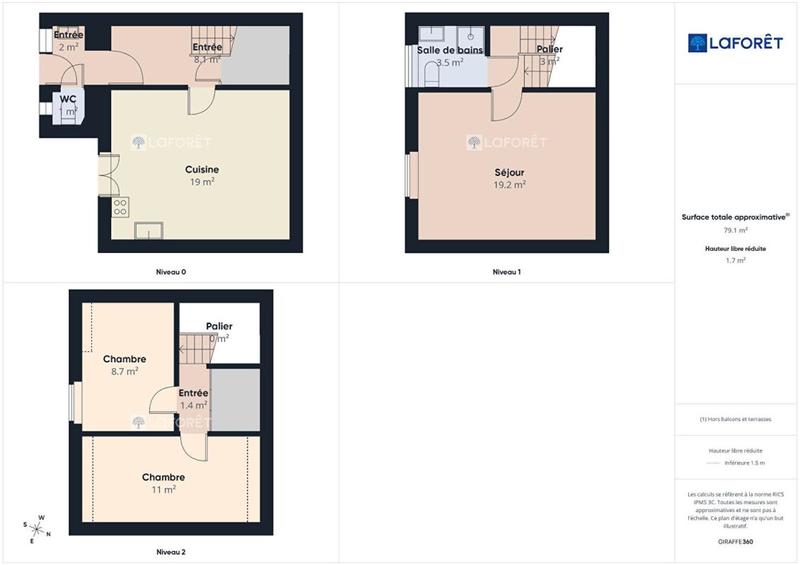 Maison - 75 m² - 4 pièces