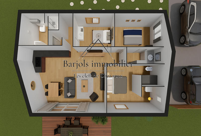 Maison - 95 m² - 5 pièces