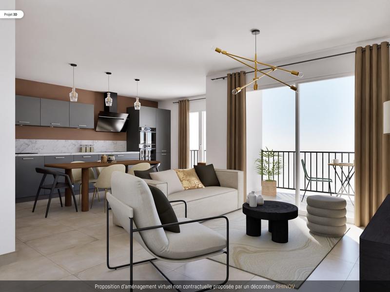 Appartement - 73 m² - 3 pièces