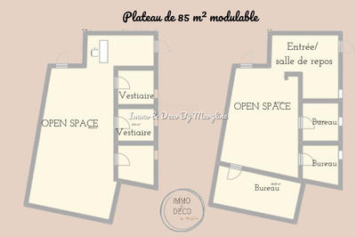 Fonds de commerce - 85 m²