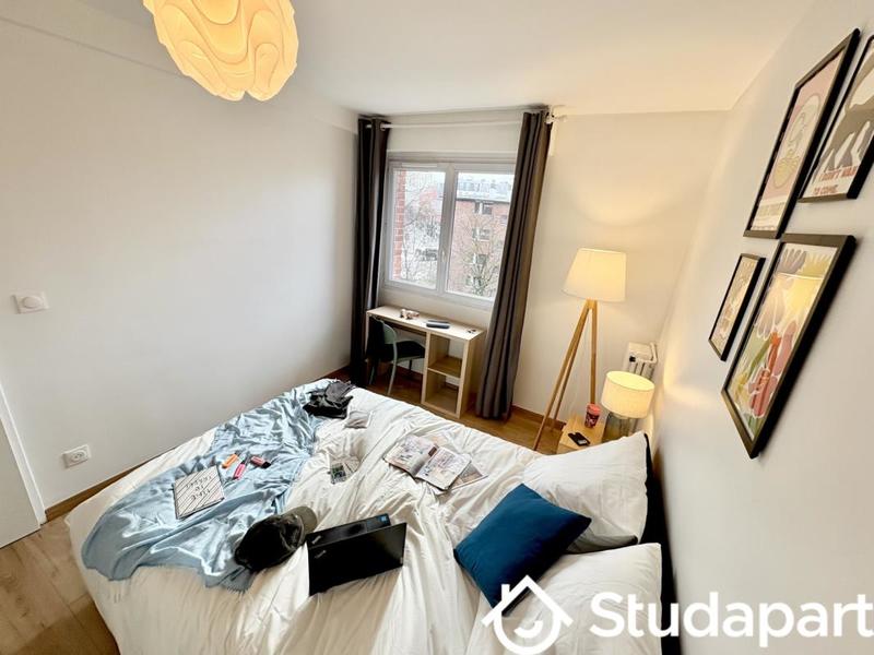 Chambre - 9 m² - 1 pièce