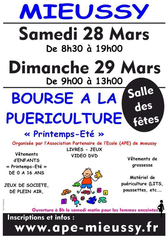 Bourse à la puériculture printemps - été