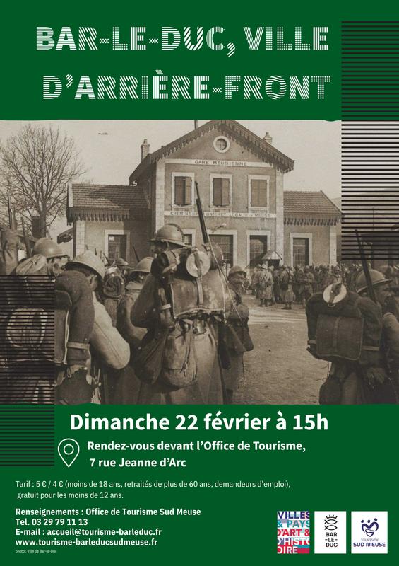 Visite accompagnée - Bar-le-Duc, ville d'arrière-front