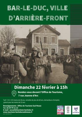 Visite accompagnée - Bar-le-Duc, ville d'arrière-front