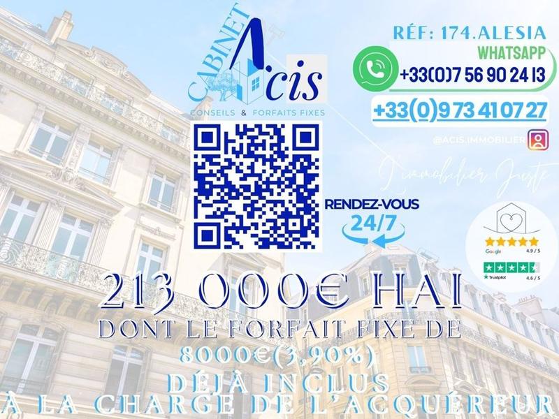 Appartement - 19 m² - 1 pièce