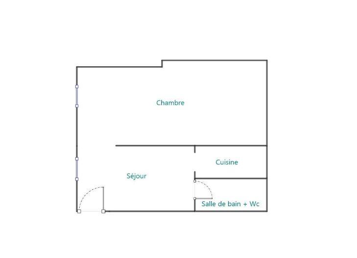 Appartement - 29 m² - 2 pièces