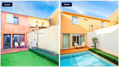 Maison - 56 m² - 3 pièces