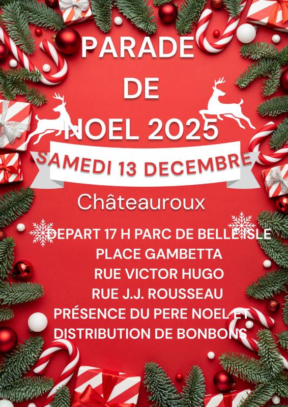 Parade de Noël à Châteauroux