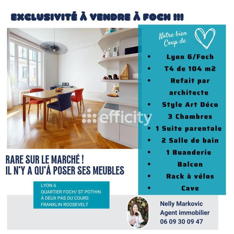 Appartement - 104 m² - 4 pièces