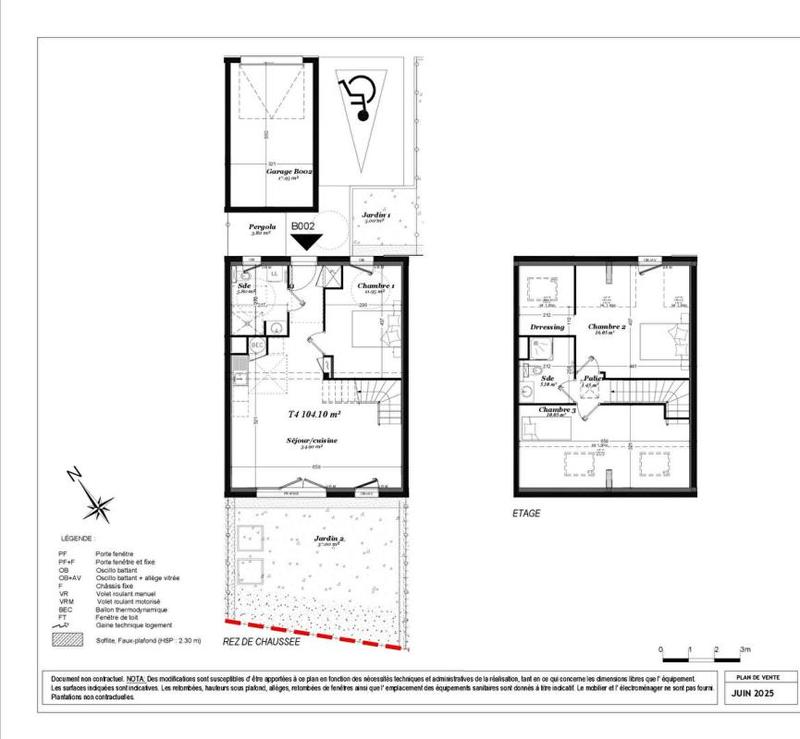 Maison - 85 m² - 4 pièces