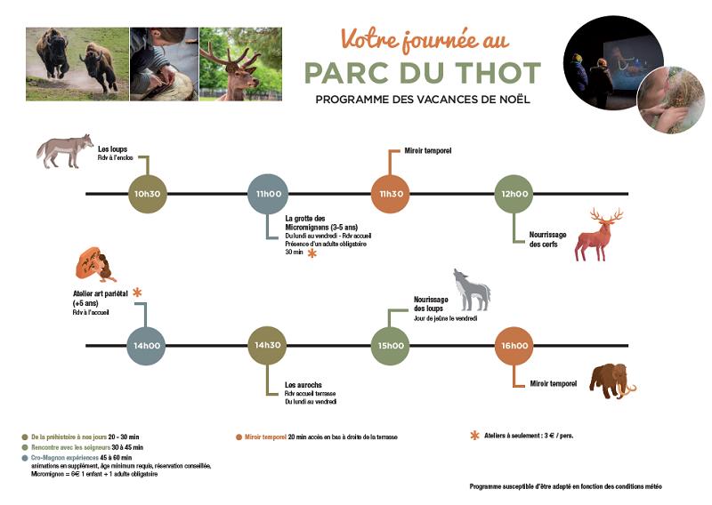 Les vacances de Noël au Parc  du Thot