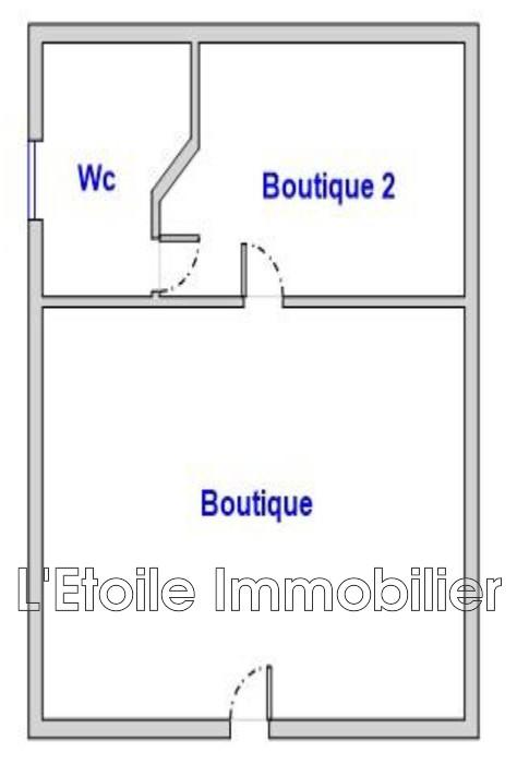 Local commercial - 37 m² - 2 pièces