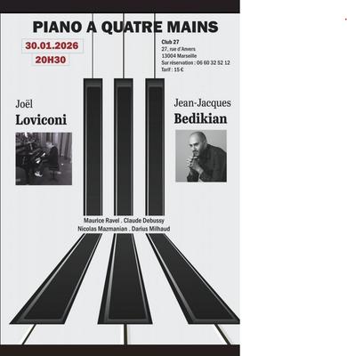 Piano à 4 mains : J. Loviconi et Jj Bedikian