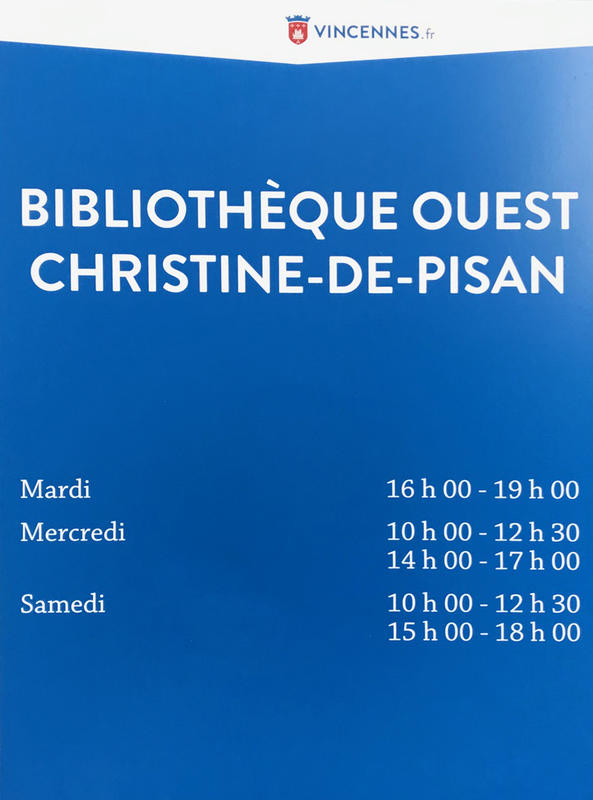Bibliothèque Ouest Christine-de-Pisan