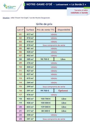Terrain constructible - 403 m²