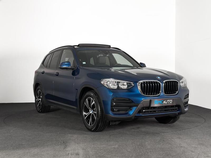 Bmw X3 Sdrive18da Mhev G01 Ja18p Toit Ouvrant Cuir Chauff Carplay Garnd Gps Regul Attelage 136ch