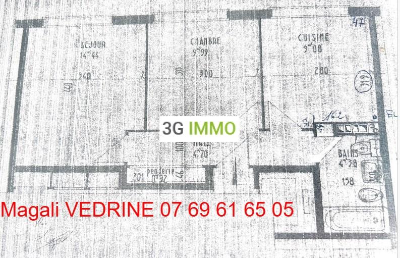 Appartement - 44 m² - 2 pièces