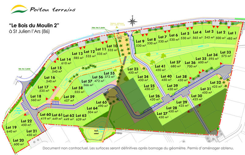 Terrain constructible - 435 m²