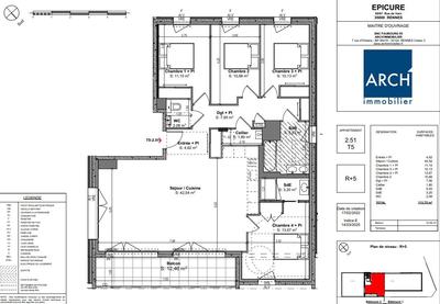 Appartement - 114 m² - 5 pièces