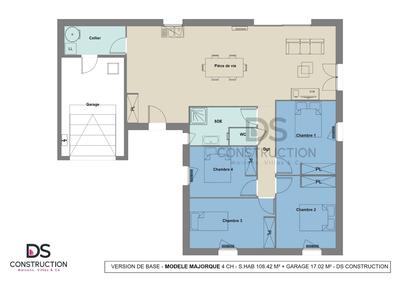 Maison - 108 m² - 6 pièces