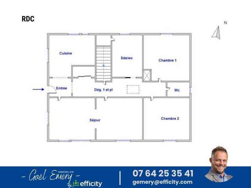 Maison - 71 m² - 5 pièces