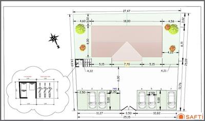Appartement - 56 m² - 3 pièces