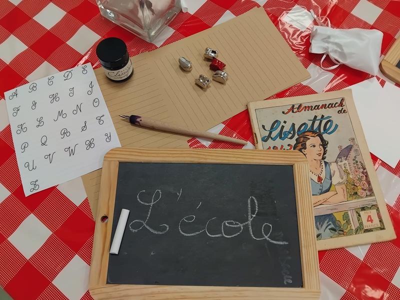 L'atelier du petit écolier au Mémorial de Falaise