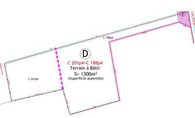 Terrain - 1 302 m²
