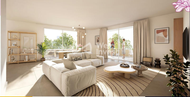 Appartement - 58 m² - 3 pièces