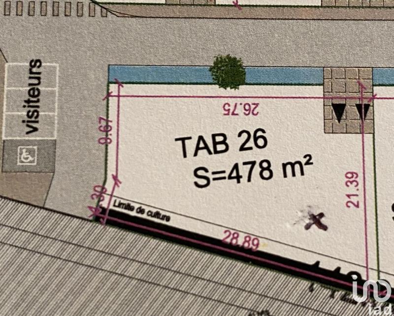 Terrain - 478 m²