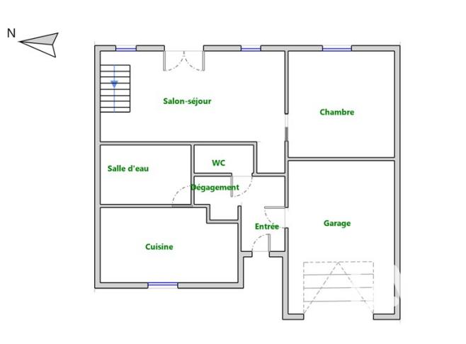 Maison - 83 m² - 5 pièces