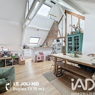 Duplex - 75 m² - 3 pièces