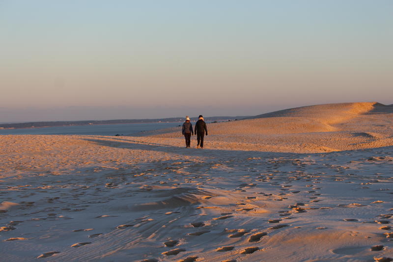 Randonnée sur la Dune du Pilat au lever du soleil