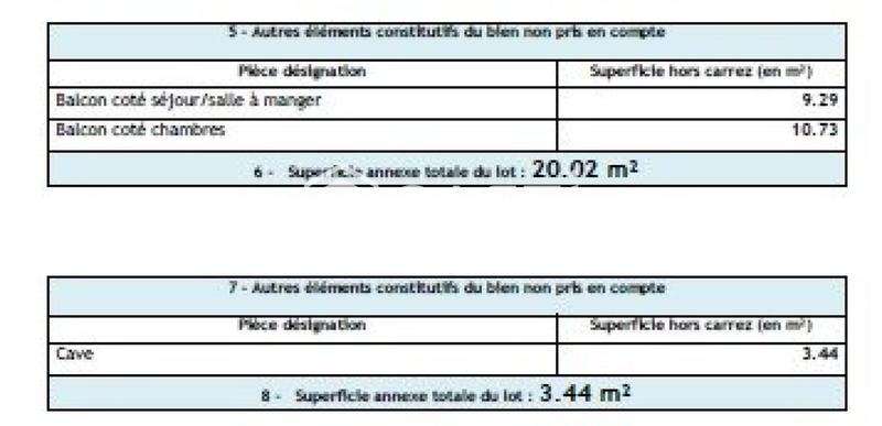 Appartement - 100 m² - 4 pièces