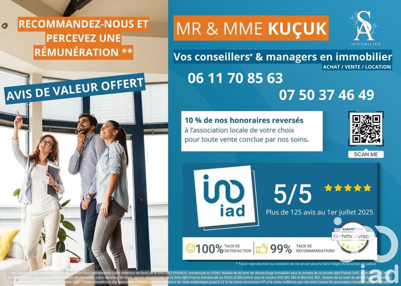 Appartement - 80 m² - 3 pièces