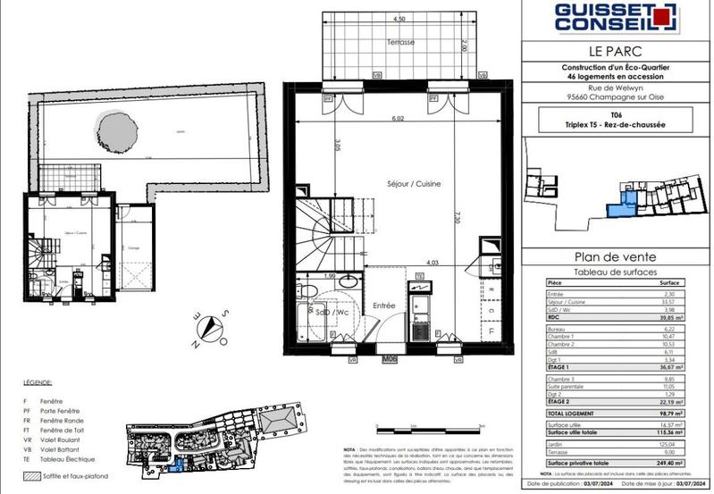 Maison d'architecte - 98 m² - 5 pièces